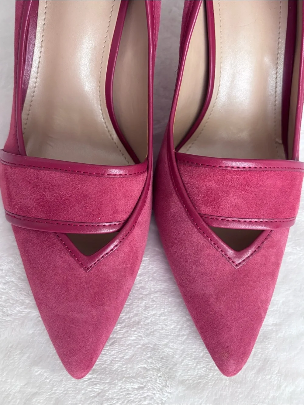 WHITE HOUSE BLACK MARKET Hayden Fire Quartz Suede Stiletto Heel Pumps--NEW--9